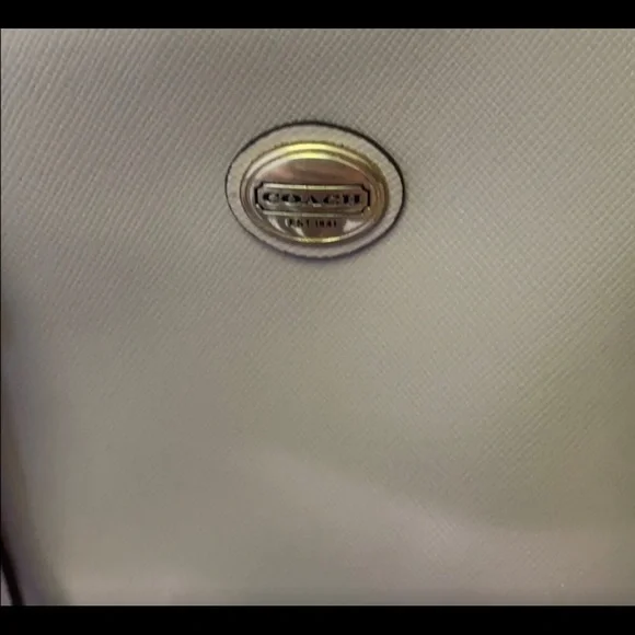 Coach light tan Dome Satchel Purse Handbag - Picture 4 of 8